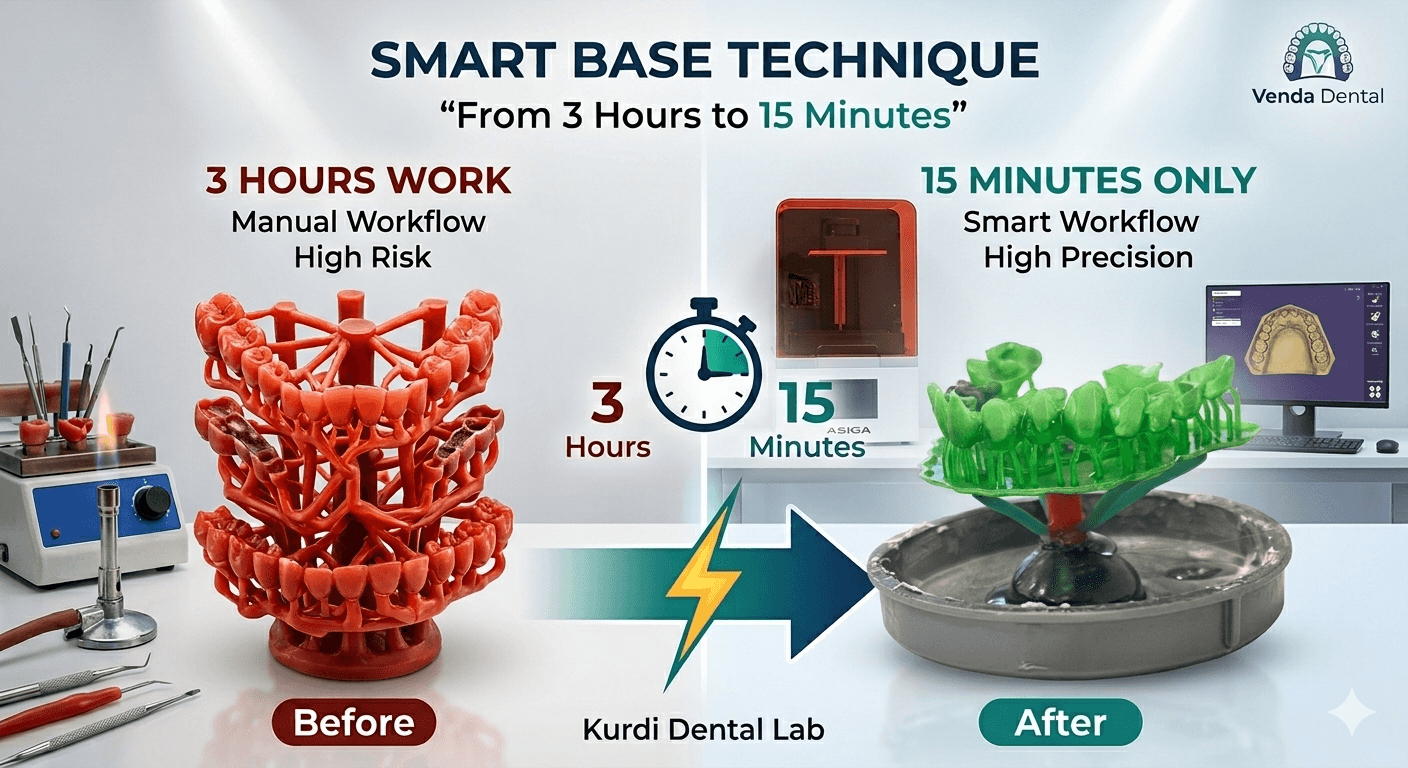 Next-Level Dental Casting: Smart Base Technique